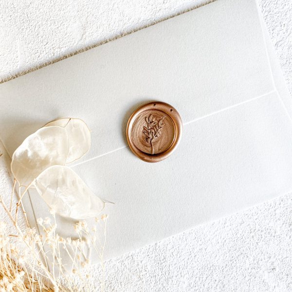 OLIVE Old Copper Self Adhesive Wax Seal