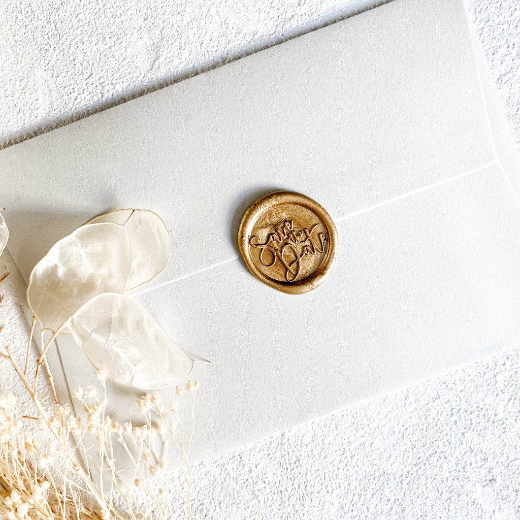 SAVE THE DATE Self Adhesive Wax Seal Jellypress