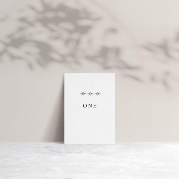 Eco Collection - Alex Wedding Table Number