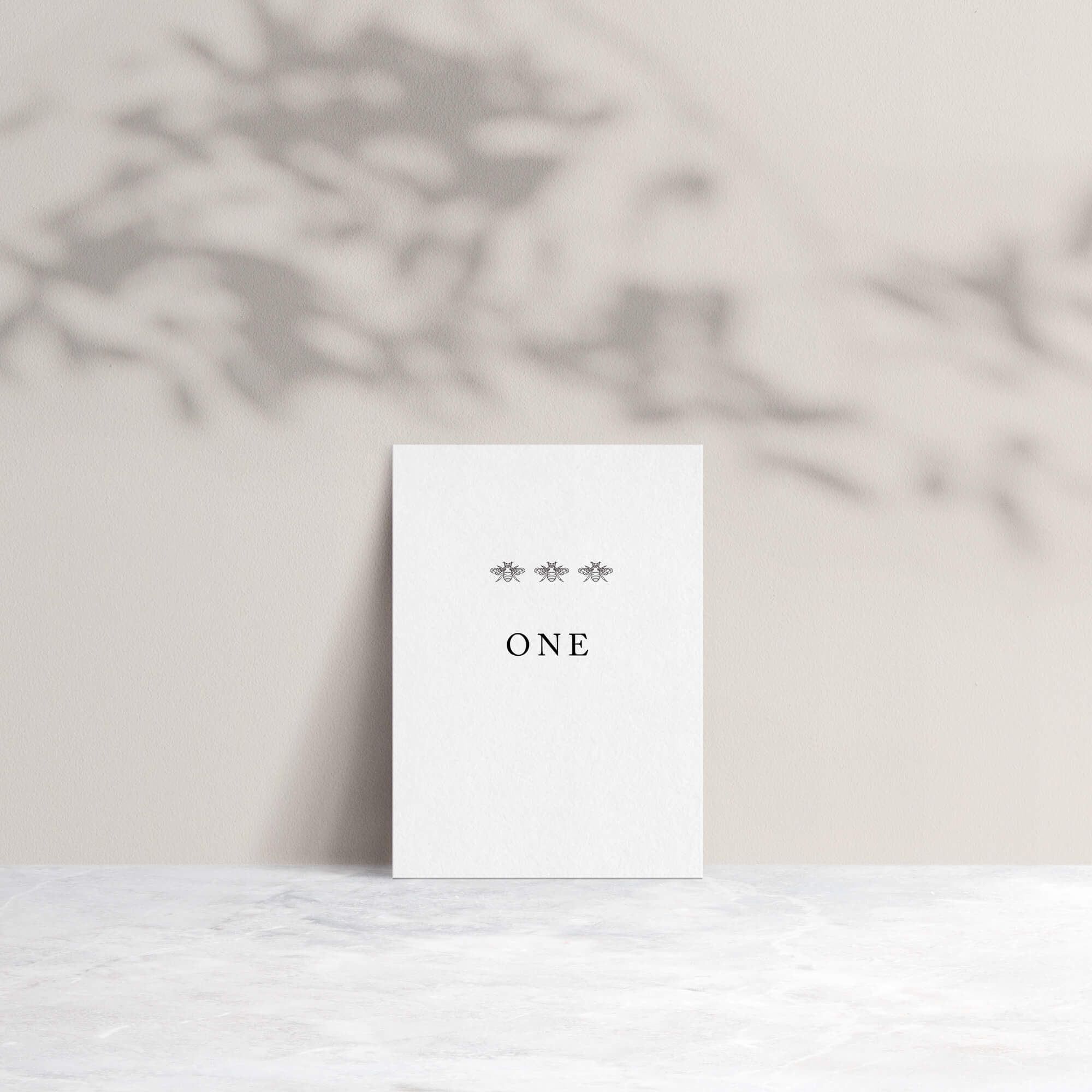 Eco Collection - Alex Wedding Table Number